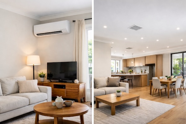 split system vs ducted ac